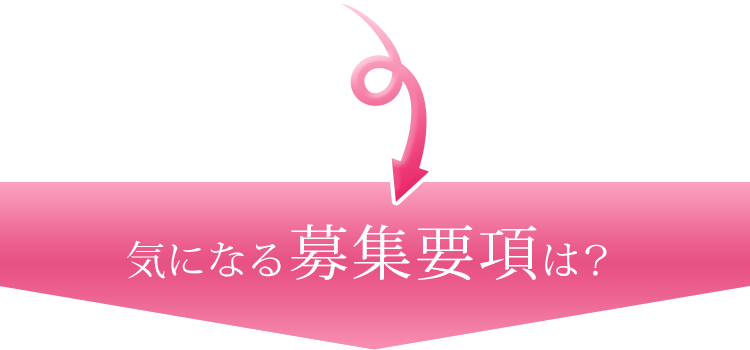 気になる募集要項は?